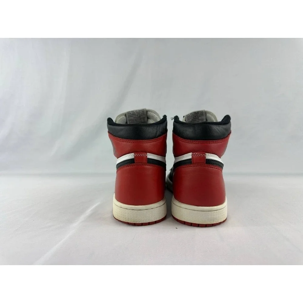 Nike Air Jordan 1 Retro High OG 'Black Toe' 2016 Men's 555088-125 Size 8